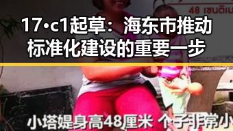 17·c1起草：海东市推动标准化建设的重要一步
