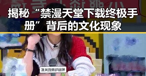 揭秘“禁漫天堂下载终极手册”背后的文化现象