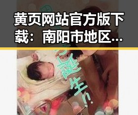 黄页网站官方版下载：南阳市地区最佳资源指南