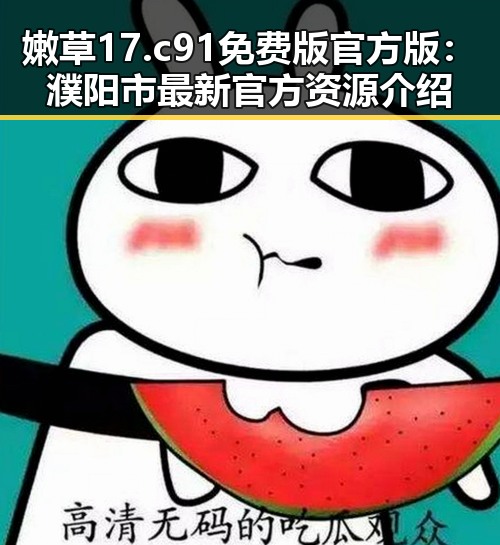 嫩草17.c 91免费版官方版：濮阳市最新官方资源介绍