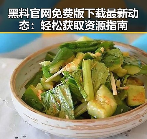 黑料 官网免费版下载最新动态：轻松获取资源指南