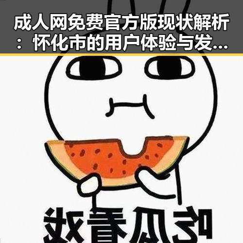 成人网免费官方版现状解析：怀化市的用户体验与发展趋势