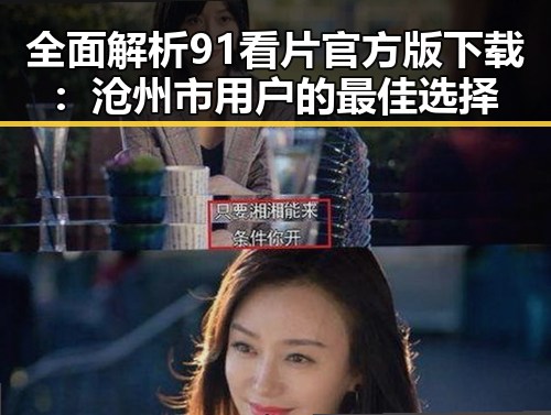 全面解析91看片官方版下载：沧州市用户的最佳选择