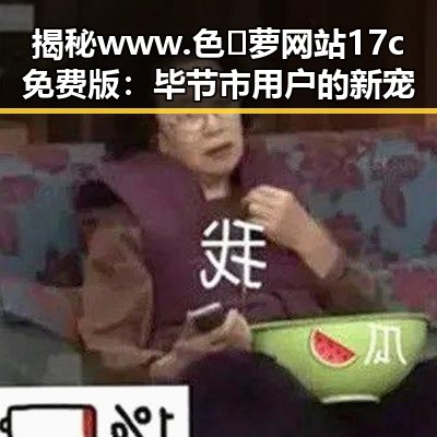 揭秘www.色😍萝网站17c免费版：毕节市用户的新宠