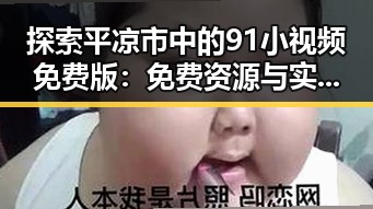 探索平凉市中的91小视频免费版：免费资源与实际体验的对比