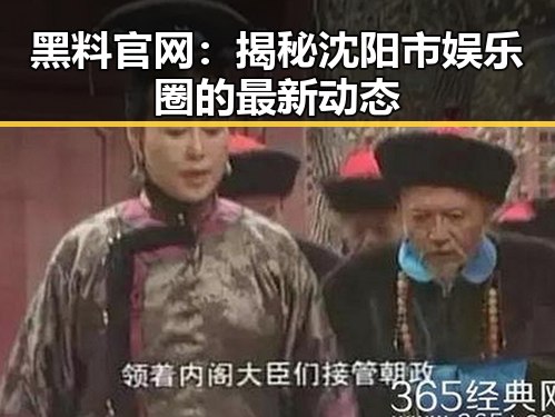 黑料 官网：揭秘沈阳市娱乐圈的最新动态