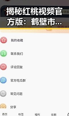 揭秘红桃视频官方版：鹤壁市用户的最新选择