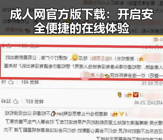 成人网官方版下载：开启安全便捷的在线体验