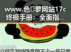 www.色😍萝网站17c终极手册：全面指南助你掌握技巧