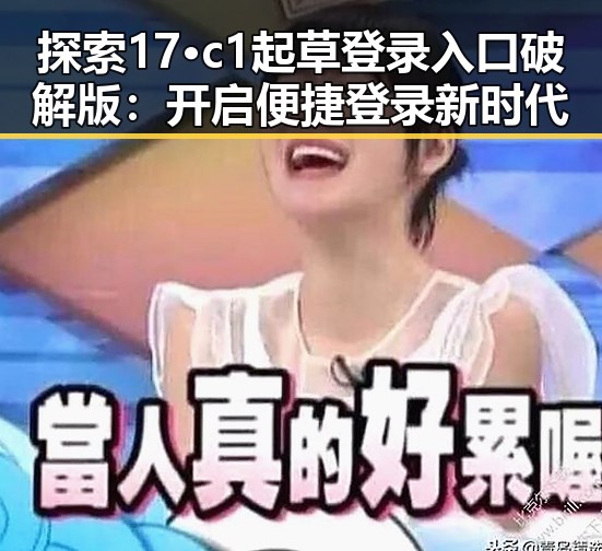 探索17·c1起草登录入口破解版：开启便捷登录新时代
