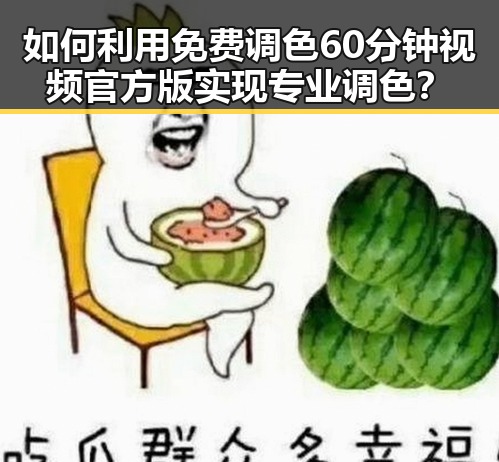 如何利用免费调色60分钟视频官方版实现专业调色？