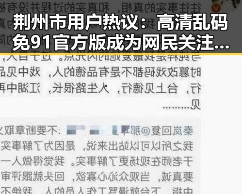 荆州市用户热议：高清乱码免91官方版成为网民关注焦点