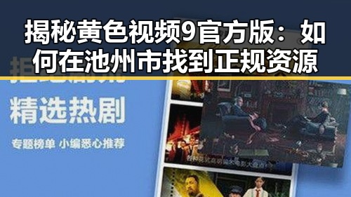 揭秘黄色视频9官方版：如何在池州市找到正规资源