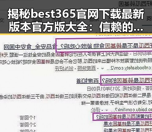 揭秘best365官网下载最新版本官方版大全：信赖的选择