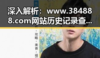 深入解析：www.384888.com网站历史记录查询背后的意义