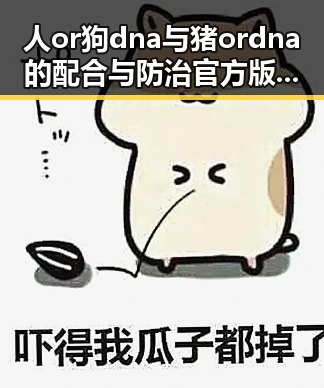 人or狗dna与猪ordna的配合与防治官方版：现状与研究进展