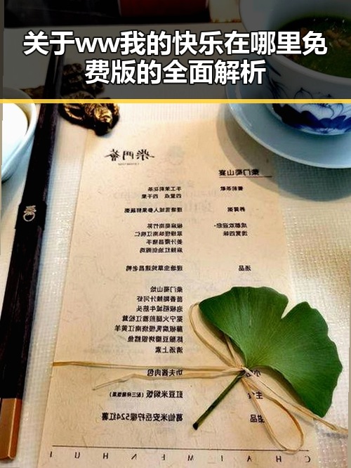 关于ww我的快乐在哪里免费版的全面解析