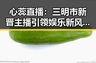 心蕊直播：三明市新晋主播引领娱乐新风尚