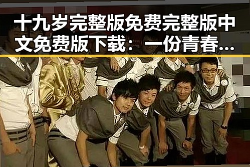 十九岁完整版免费完整版中文免费版下载：一份青春的追寻
