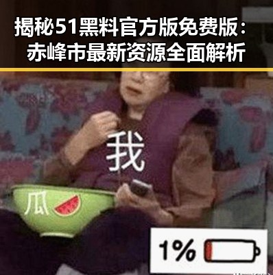 揭秘51黑料官方版免费版：赤峰市最新资源全面解析