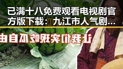 已满十八免费观看电视剧官方版下载：九江市人气剧集推荐
