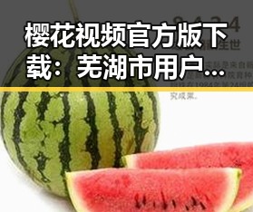樱花视频官方版下载：芜湖市用户的最新选择