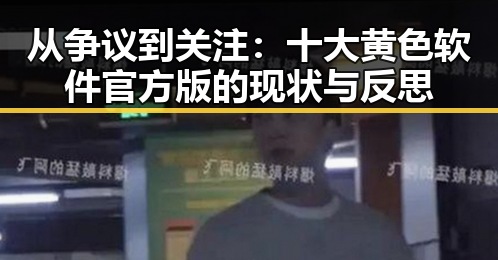 从争议到关注：十大黄色软件官方版的现状与反思