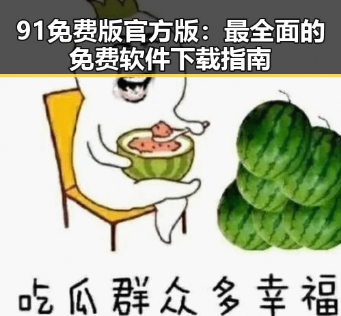 91免费版官方版：最全面的免费软件下载指南