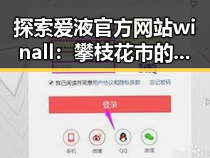 探索爱液官方网站winall：攀枝花市的用户指南与体验分析