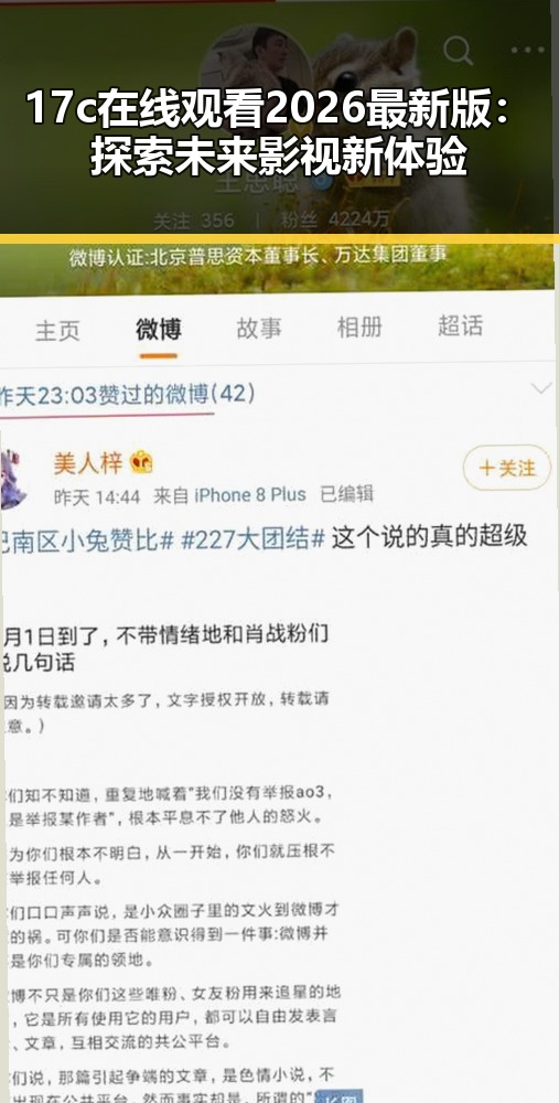 17c在线观看2026最新版：探索未来影视新体验