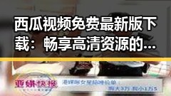 西瓜视频免费最新版下载：畅享高清资源的全新体验