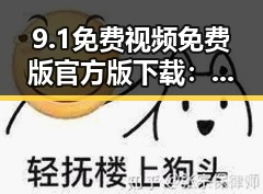 9.1免费视频免费版官方版下载：畅享高清娱乐内容的全新体验