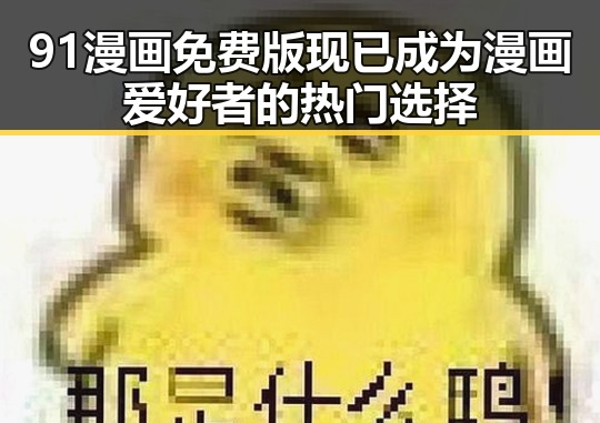 91漫画免费版现已成为漫画爱好者的热门选择