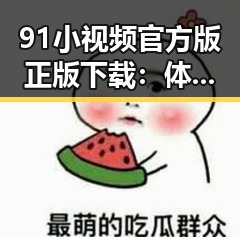 91小视频官方版正版下载：体验高清流畅的娱乐新方式