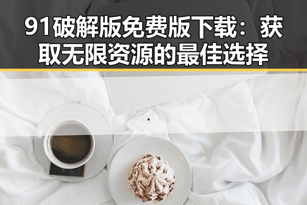 91破解版免费版下载：获取无限资源的最佳选择