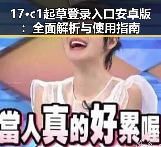 17·c1起草登录入口安卓版：全面解析与使用指南