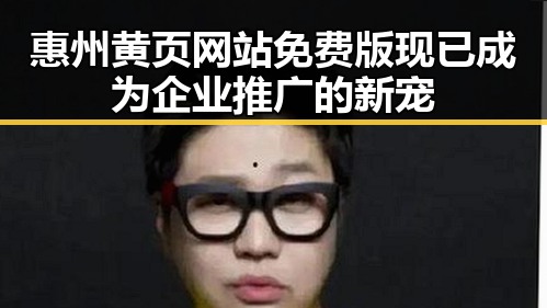 惠州黄页网站免费版现已成为企业推广的新宠