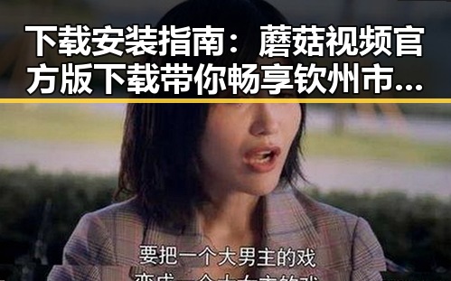下载安装指南：蘑菇视频官方版下载带你畅享钦州市最新内容