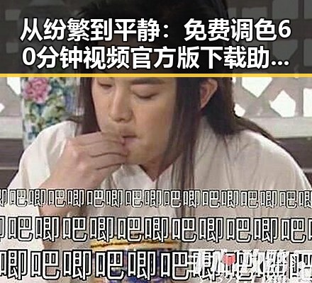 从纷繁到平静:免费调色60分钟视频官方版下载助力鹤壁市用户体验升级