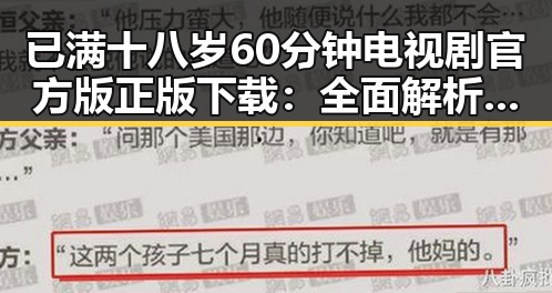已满十八岁60分钟电视剧官方版正版下载：全面解析与获取指南