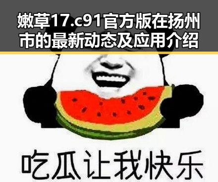 嫩草17.c 91官方版在扬州市的最新动态及应用介绍